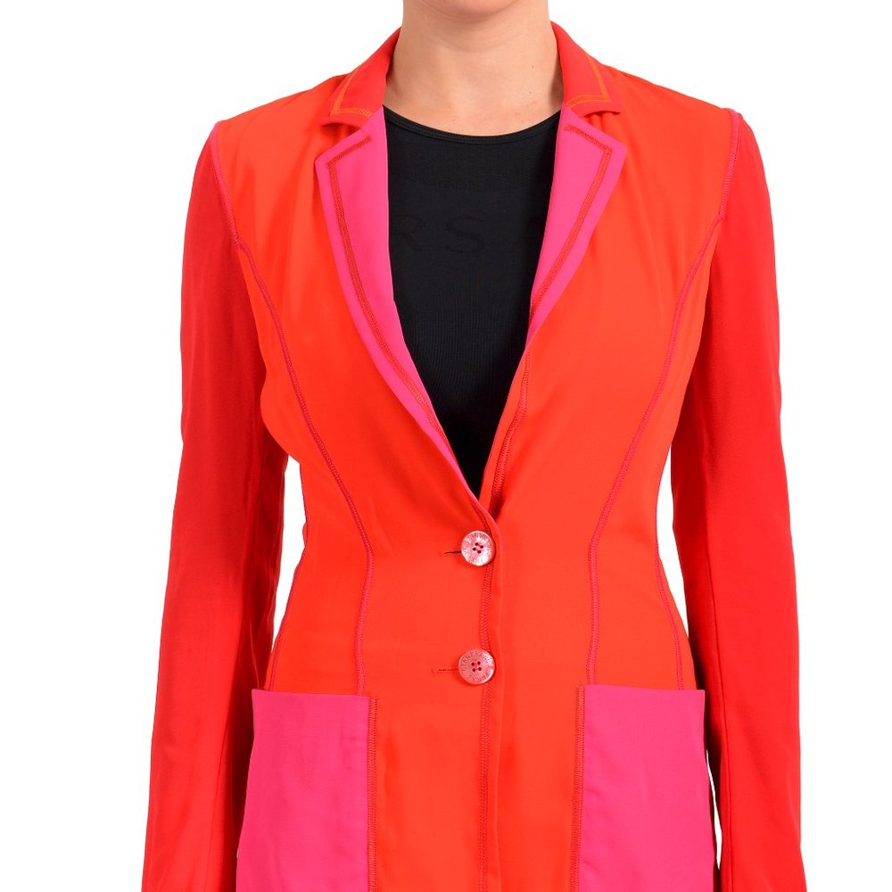 Gianfranco Ferre Red Two Button Blazer